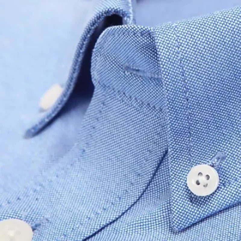 Men's long sleeve shirt Spring summer autumn winter Oxford woven slim