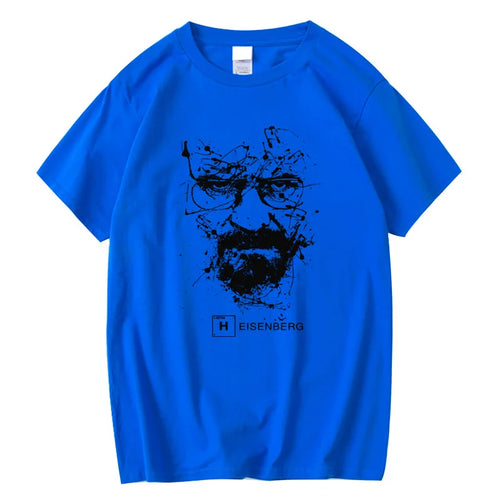 Men Fashion Casual Top Quality 100% Cotton Breaking Bad T Shirts Men