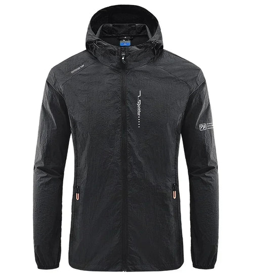 Men's UPF 50+ UV Protection Windbreaker Quick Dry Jacket Outdoor
