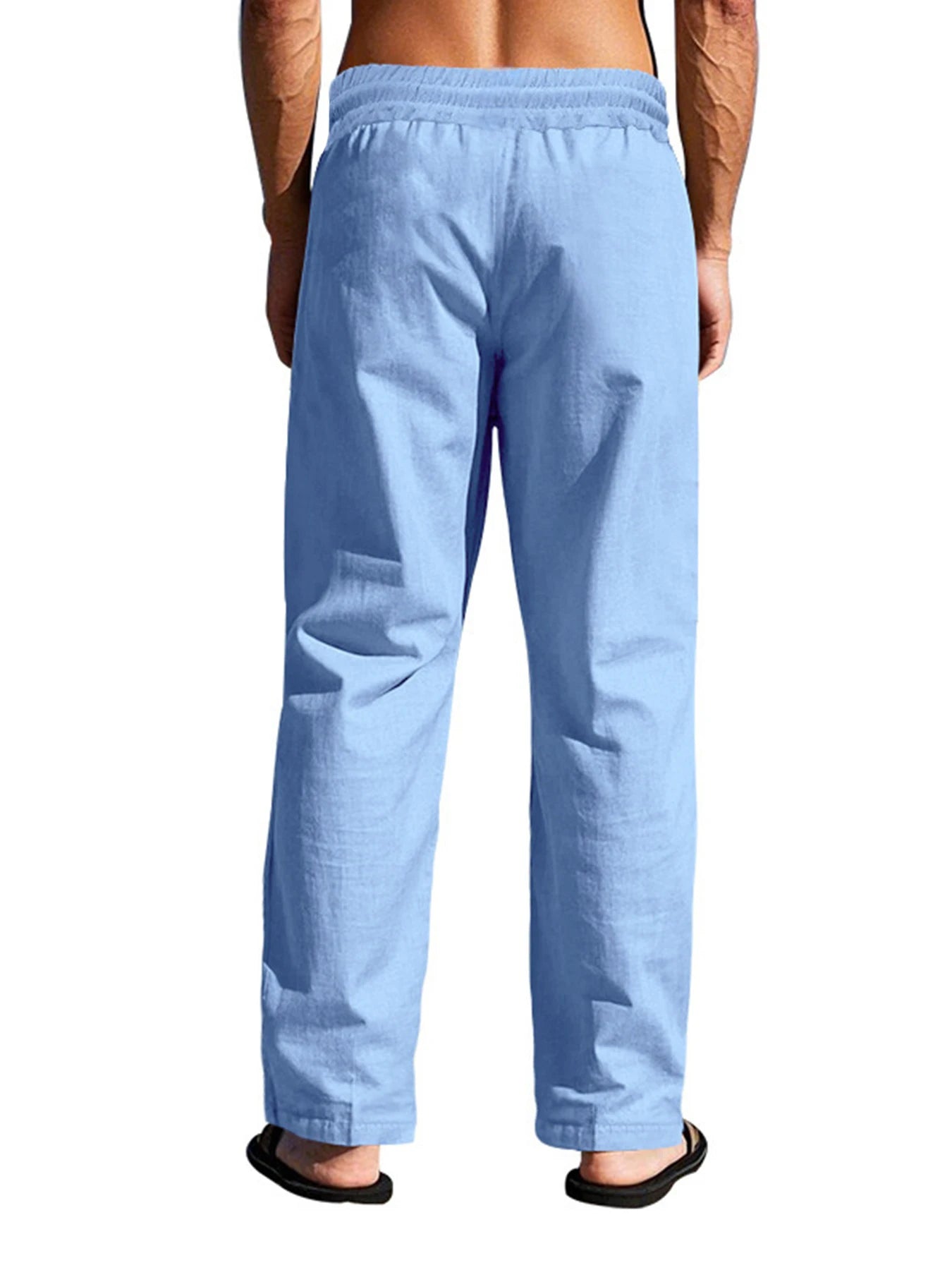 Men's Casual Trousers 2025 Spring/Summer New Man Large Size white
