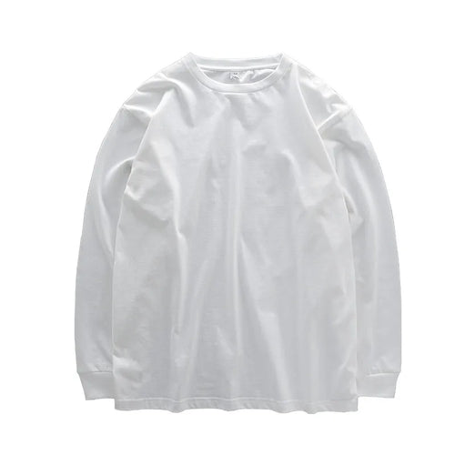 Dukeen 280g Heavyweight Long-Sleeved T-Shirt for Men 100% Cotton