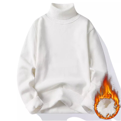 Autumn Winter Men's Turtleneck Sweater Men's Knitting Pullovers