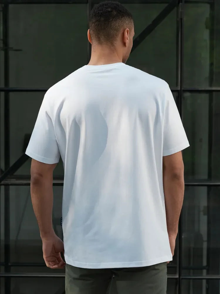 Solid color Men's t-shirts 2025 High quality Short sleeve tees Hip-Hop