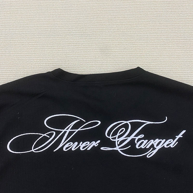 American Dark Retro Y2K Printed Long Sleeved T-Shirt High Street