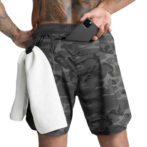 Shorts Single Woven Quick Dry Shorts Solid Color Running Fitness