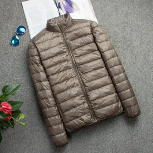 New Autumn And Winter Down Jacket Men's Fashion Hooded Super Light