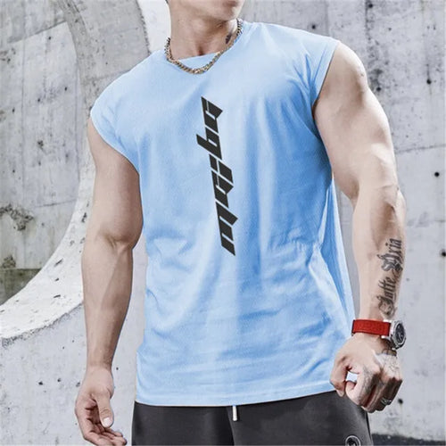 NEW Bodybuilding Sports Tank Tops Men Gyms Fitness Workout Sleeveless