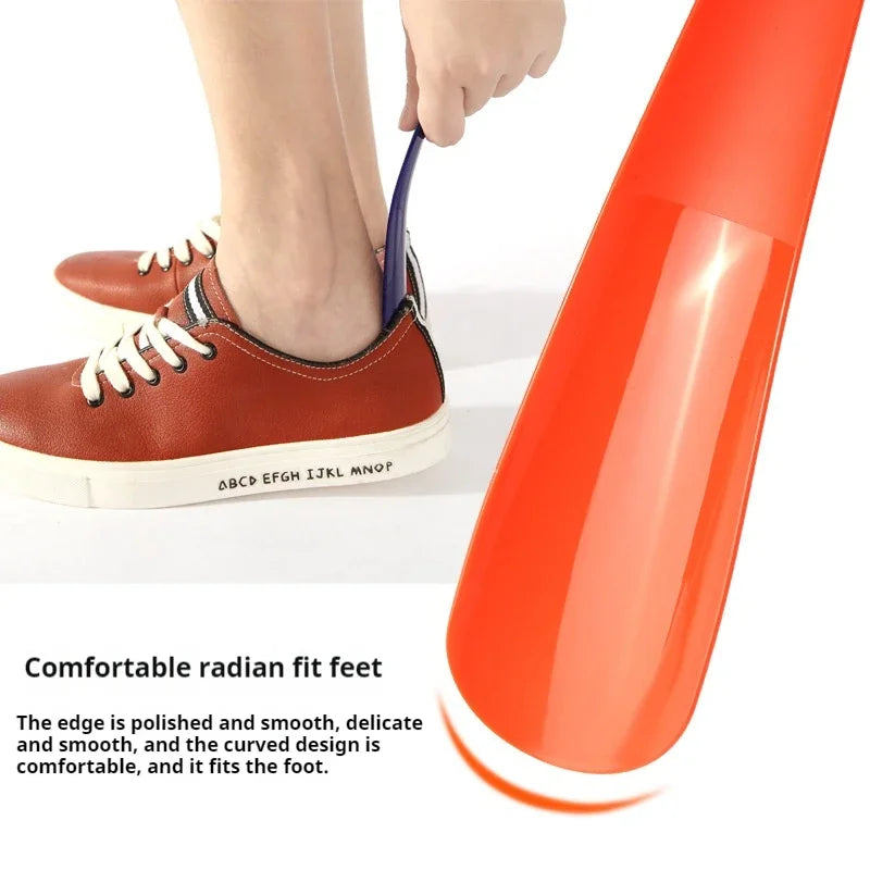 NEW 16cm Single Piece Short Handle Plastic Shoe Horn Handle Shoehorn
