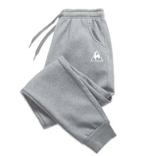 Spring and Autumn Fleece Men's Pants Casual Pants Men's Sports Jogging