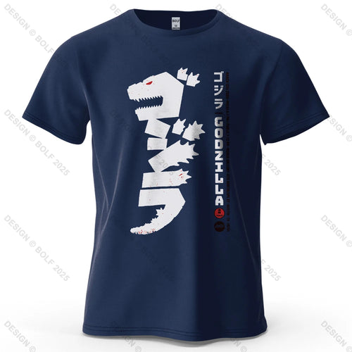 Japan Printed Men's T-Shirt 100% Cotton Oversized Harajuku Style