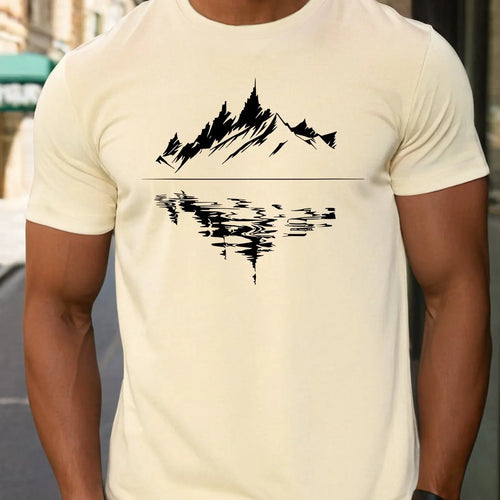 Men's summer 100 pure cotton fashionable casual loose fit plus