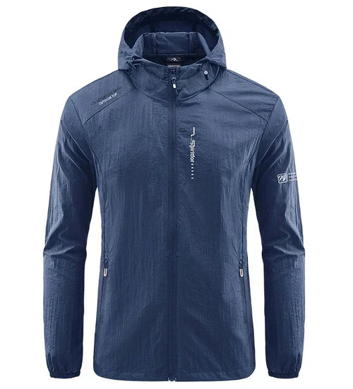 Men's UPF 50+ UV Protection Windbreaker Quick Dry Jacket Outdoor