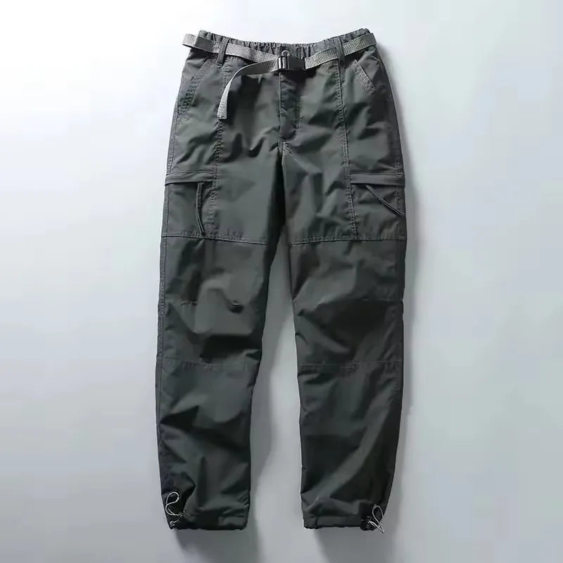 Tooling Pants Thick Waterproof Fleece Cargo Pants Men Women Winter