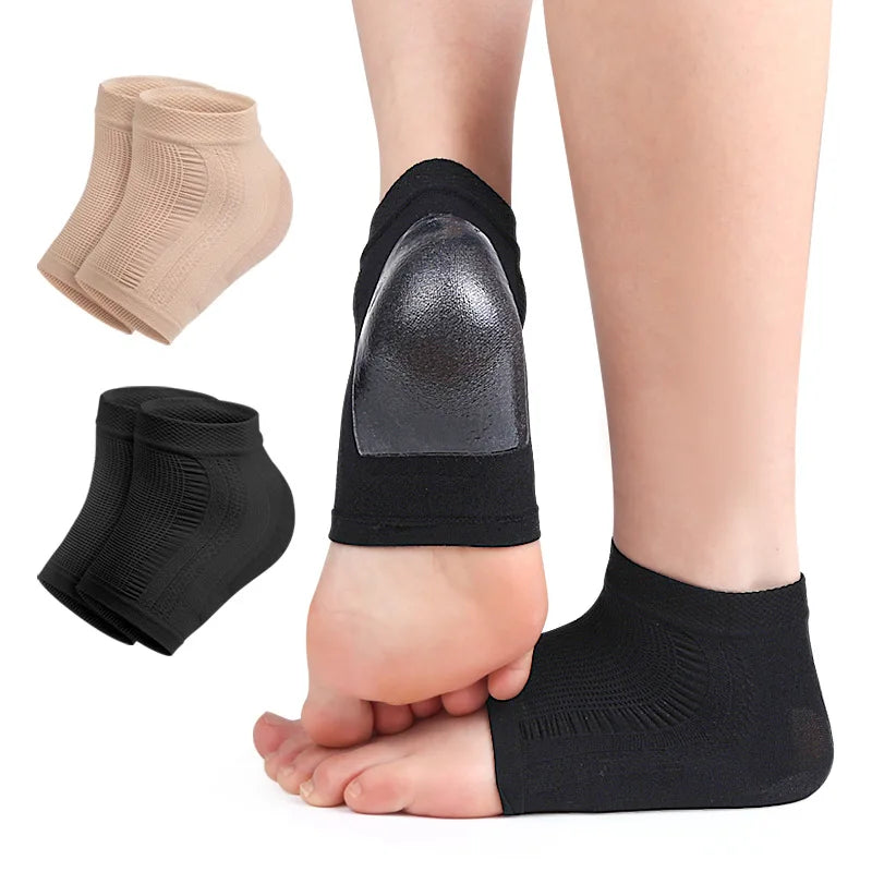 Mesh Gel Silicone Heel Socks Foot Cover Moisturizing Anti-wear
