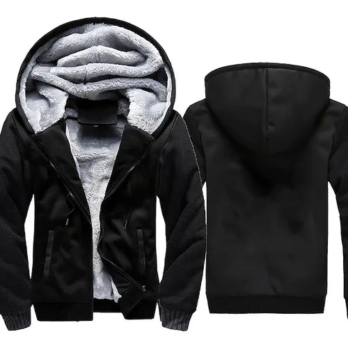 Men's Jacket Winter Camouflage Fleece Thicken Hooded Jackets Male Long