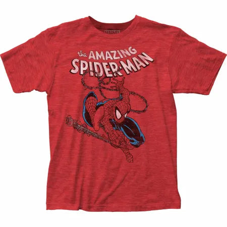 Marvel Spider-Man Printed Short Sleeve T-Shirt Men's and Women's