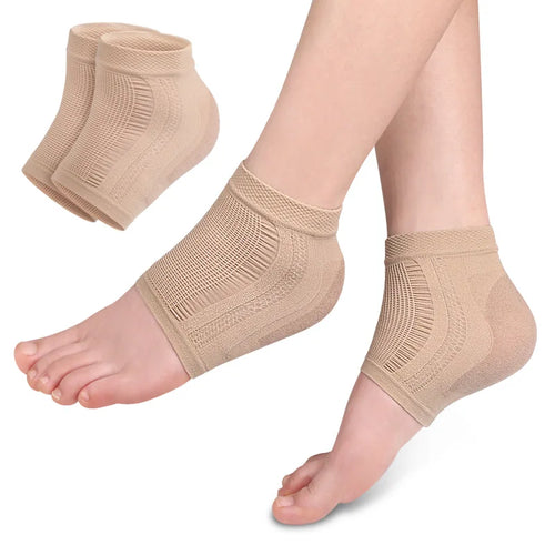 Mesh Gel Silicone Heel Socks Foot Cover Moisturizing Anti-wear