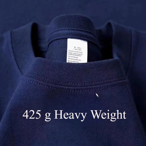 Heavy Wight 425 grams Men T Shirt Cotton Half Sleeve Brathable High
