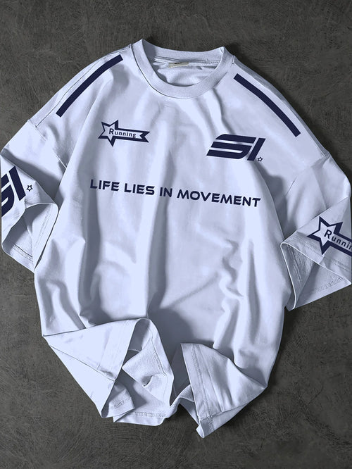 The new men's T-shirt for summer 2025 is a casual sporty breathable
