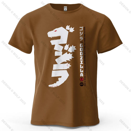 Japan Printed Men's T-Shirt 100% Cotton Oversized Harajuku Style