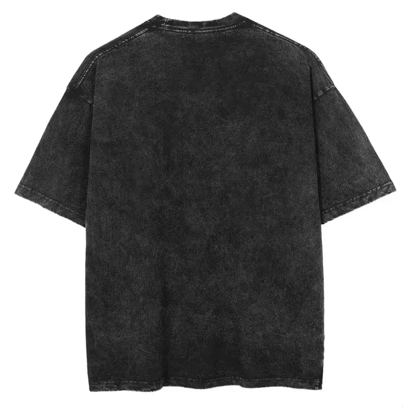 Nirvana rock band men's Retro cotton Washed Tee In Utero album man