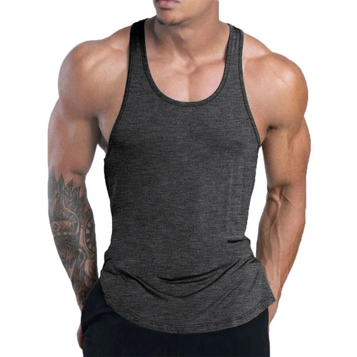 NEW Men's Fitness Tank Top Summer Training Undershirt men Basketball