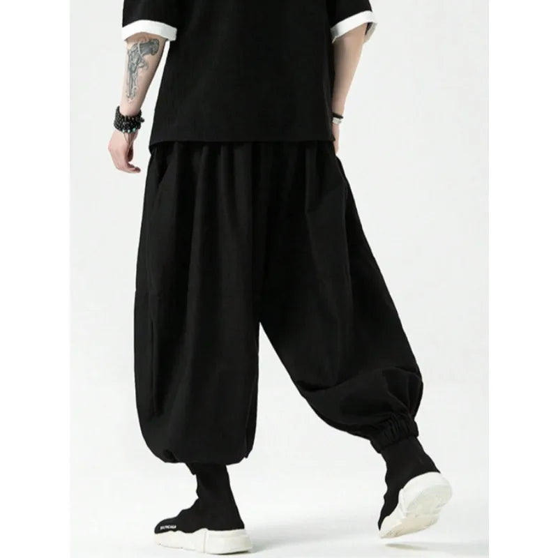 FGKKS Brand New Men Pants Fashion Korean Style Harem Loose Style
