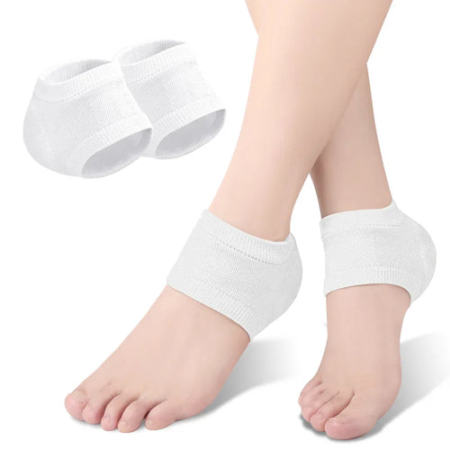 Silicone Gel Heel Protector Sleeve Pads Heel Cups Support Skin Cushion