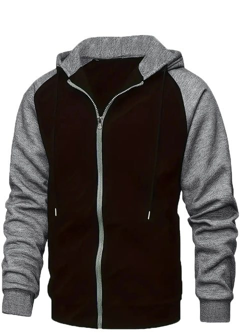 Autumn Winter New Zipper Fleece Hooded Coat Casual Men Women Plus Size