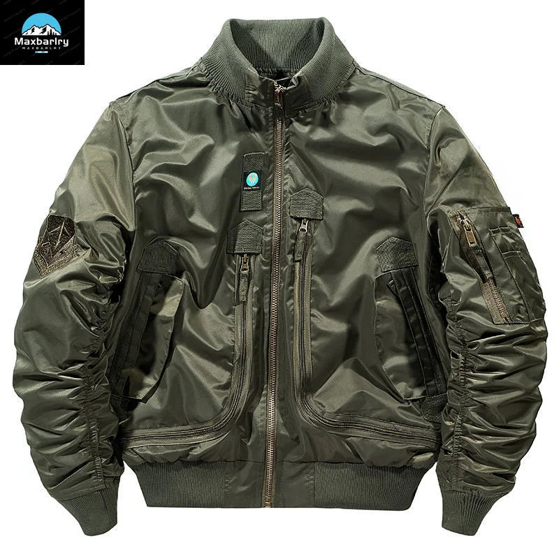Ma-1 MA-1 Functional Bomber Jacket Men's Autumn 2024 Retro Oversized