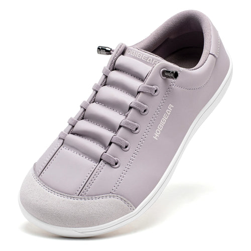 HOBIBEAR Unisex Barefoot Wide Toe Shoes Women Men Artificial Leather