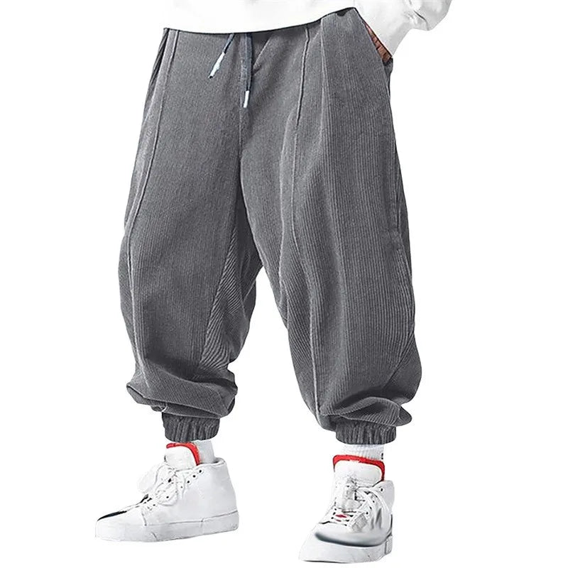 spring autumn Men's Casual Loose Drawstring Pants Fashion Sweatpants