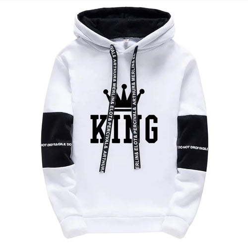 King Printing Mens Tracksuit Hot Sales Casual Hoodie Pants Streetwear