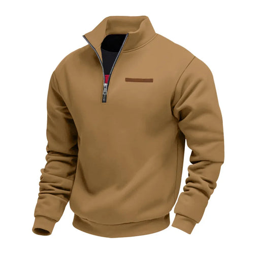 American autumn and winter heavy fleece long-sleeved men's sweater