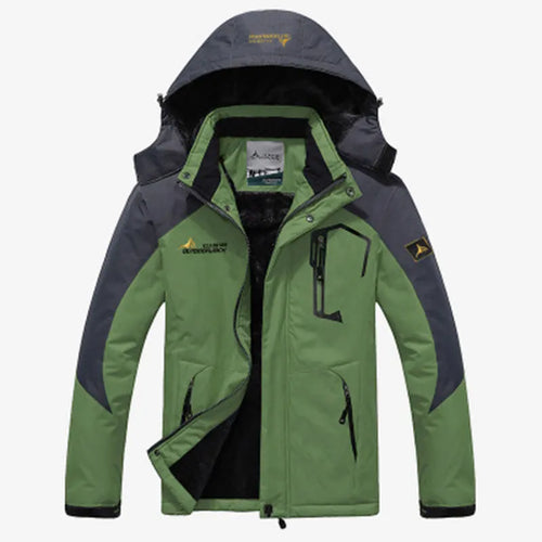 Winter Parka Men Windbreak Plus Thick Warm Windproof Fur Coats Male