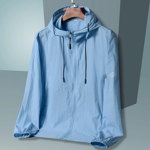 2023 Summer Hooded Jacket Men Women Sun Protection Clothing Fishing