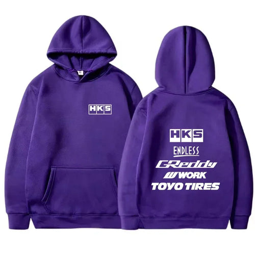 2025 Men Fashion Cool Hoodie Japan JDM Modified Car HKS ENDLESS Hoody