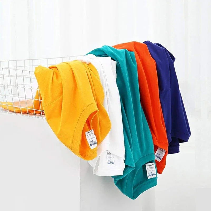 Men's t-shirts 100% Cotton Men t shirt O-Neck Solid Color Tshirt Man