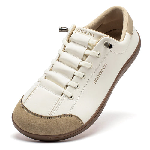 HOBIBEAR Unisex Barefoot Wide Toe Shoes Women Men Artificial Leather