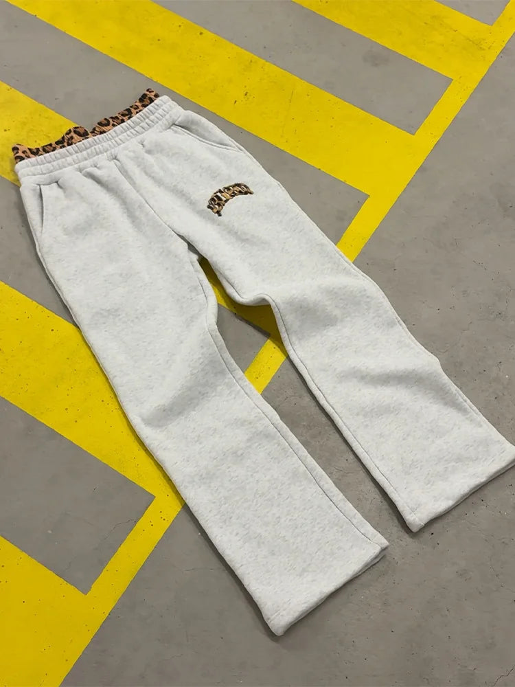 2025 new Y2K trendy high-quality cross-border leopard Embroidered