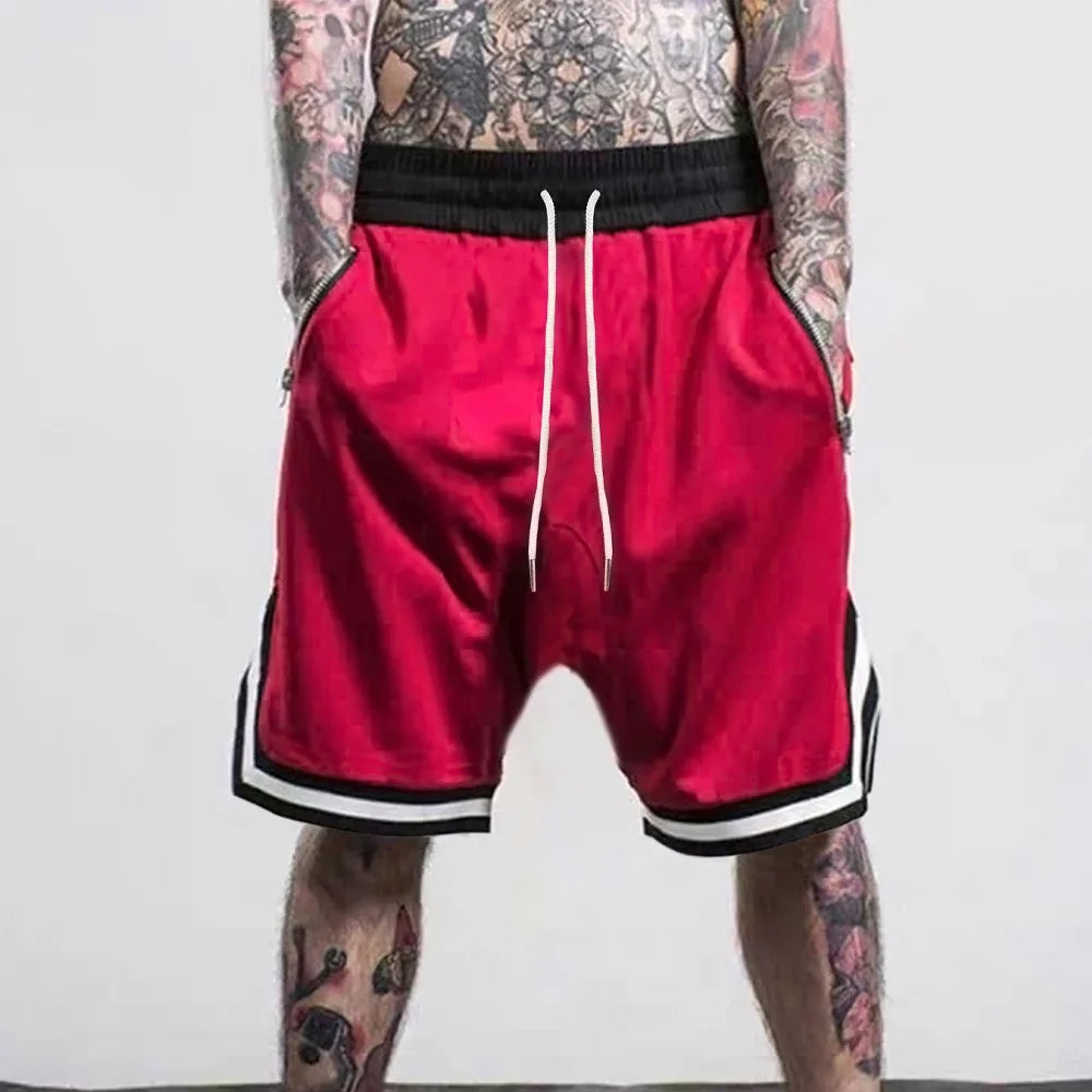 Men's Sports Basketball Shorts Mesh Quick Dry Gym Fitness Shorts