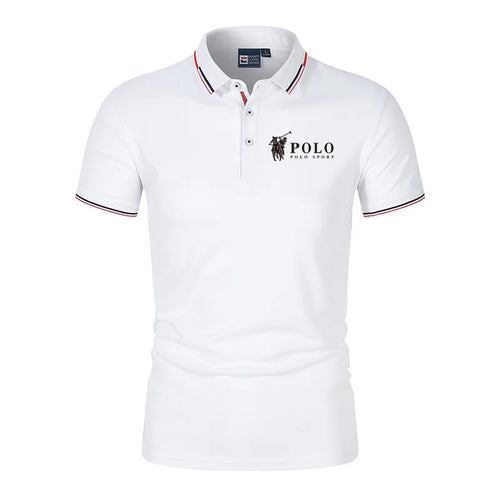 Men's premium summer polo shirt, quick drying, breathable, casual,