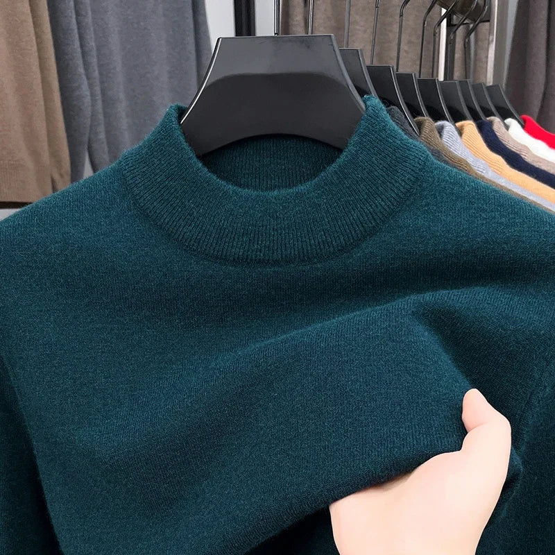 Half Turtleneck Knitwear Sweater New Autumn/Winter Mock Neck