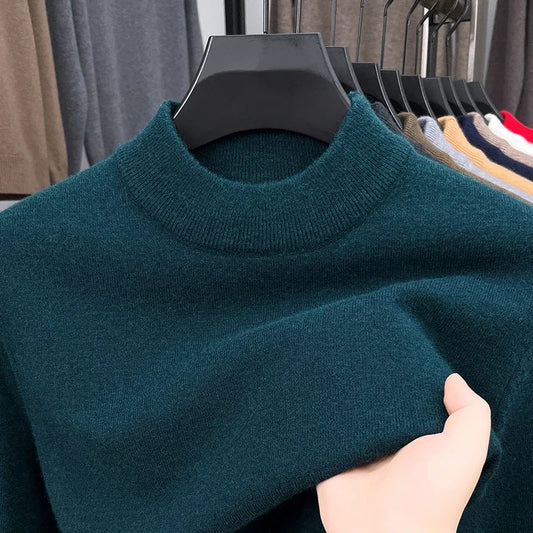 Half Turtleneck Knitwear Sweater New Autumn/Winter Mock Neck