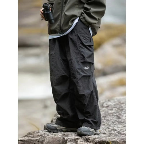 Men's Spring and Autumn New Waterproof Hip Hop Mountaineering Pants