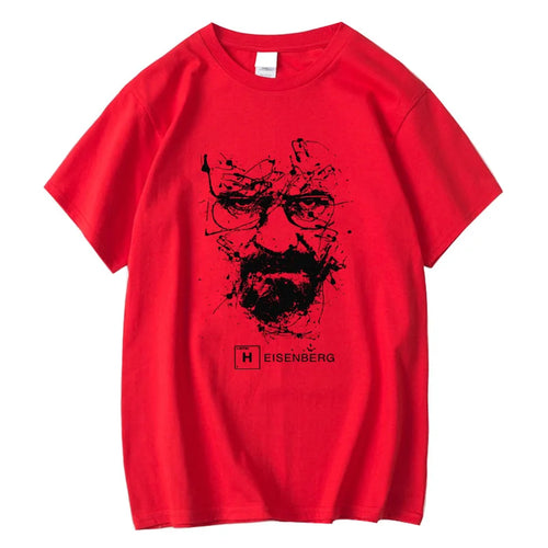 Men Fashion Casual Top Quality 100% Cotton Breaking Bad T Shirts Men