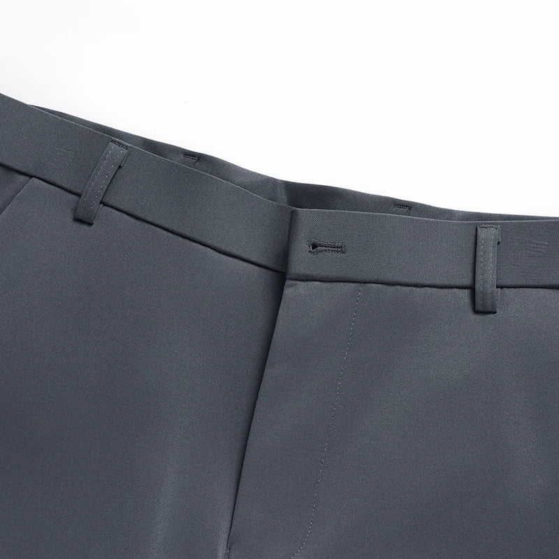 29-42 Men's Summer Pants Thin Straight Stretch Casual Pants with No