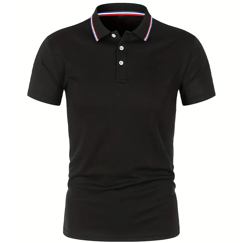 2025 Hot Sale Men's Summer Casual Breathable Comfortable Polo Shirt