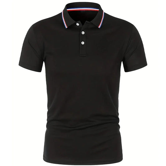 2025 Hot Sale Men's Summer Casual Breathable Comfortable Polo Shirt