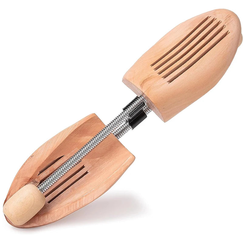 Repacego 2 Pcs Wooden Shoe Tree Unisex High-grade Spring Shoes